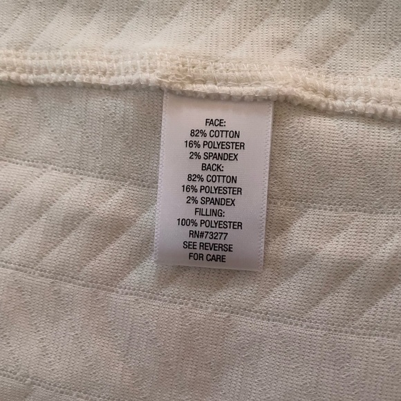 NWT Womens Petite Croft & Barrow Cream Zip Up - Picture 3 of 5